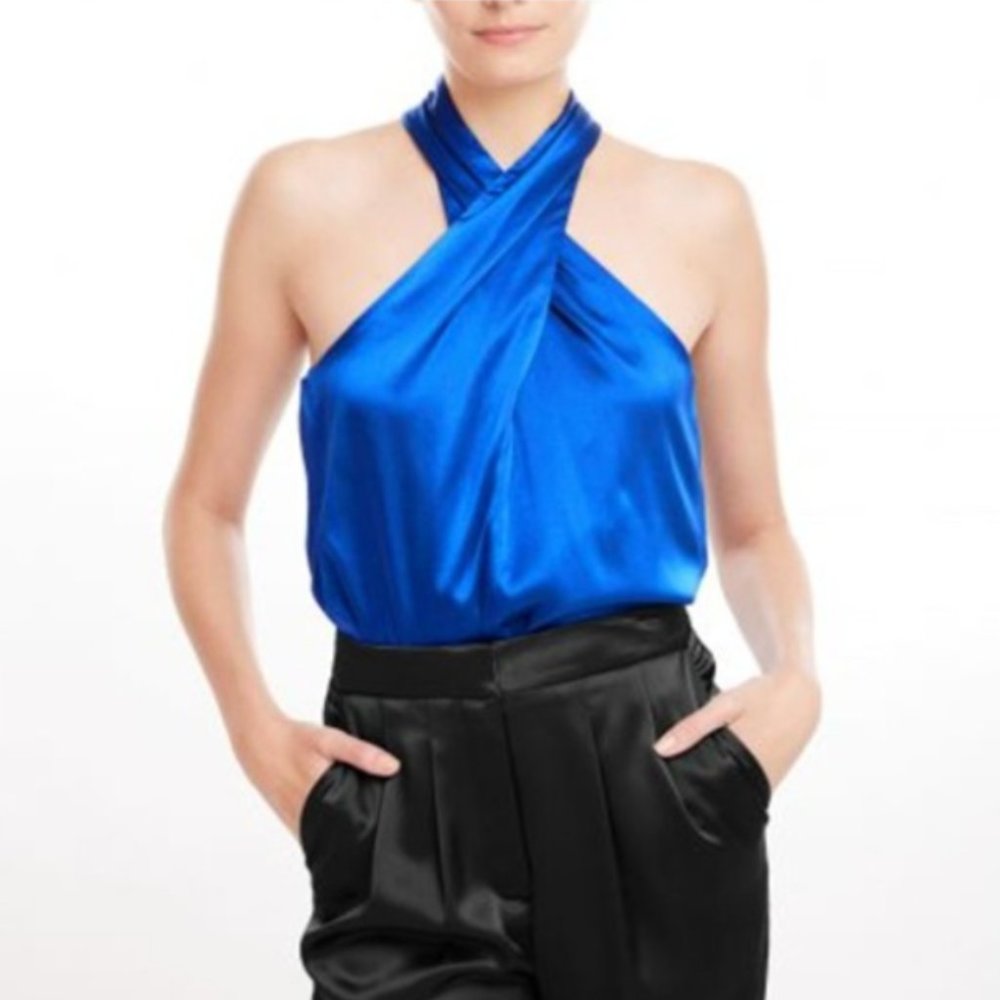 NWT Generation Love Wisteria Halter Sleeveless Top